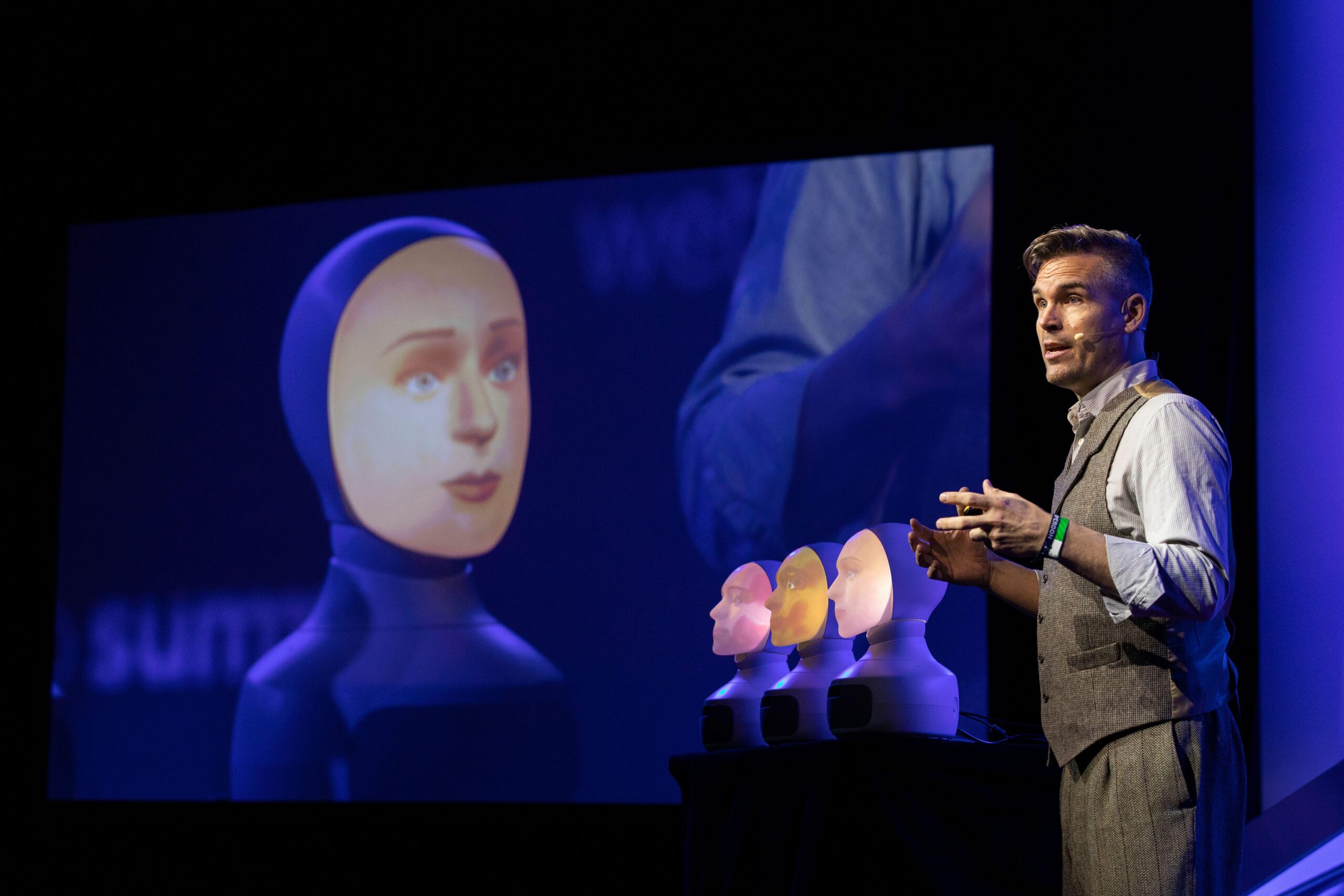Charlie Caper speaking at Web Summit 2021